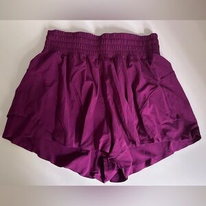 Lululemon Magenta Shake It Out Shorts